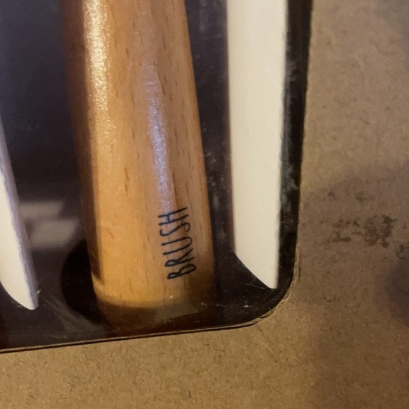 COPY - Rae Dunn Set of 7 Cleaning Brushes- Wood Handles - Picture 3 of 6